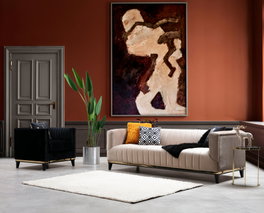 Atelier Del Sofa Bellino Beige - Sofá de 3 plazas